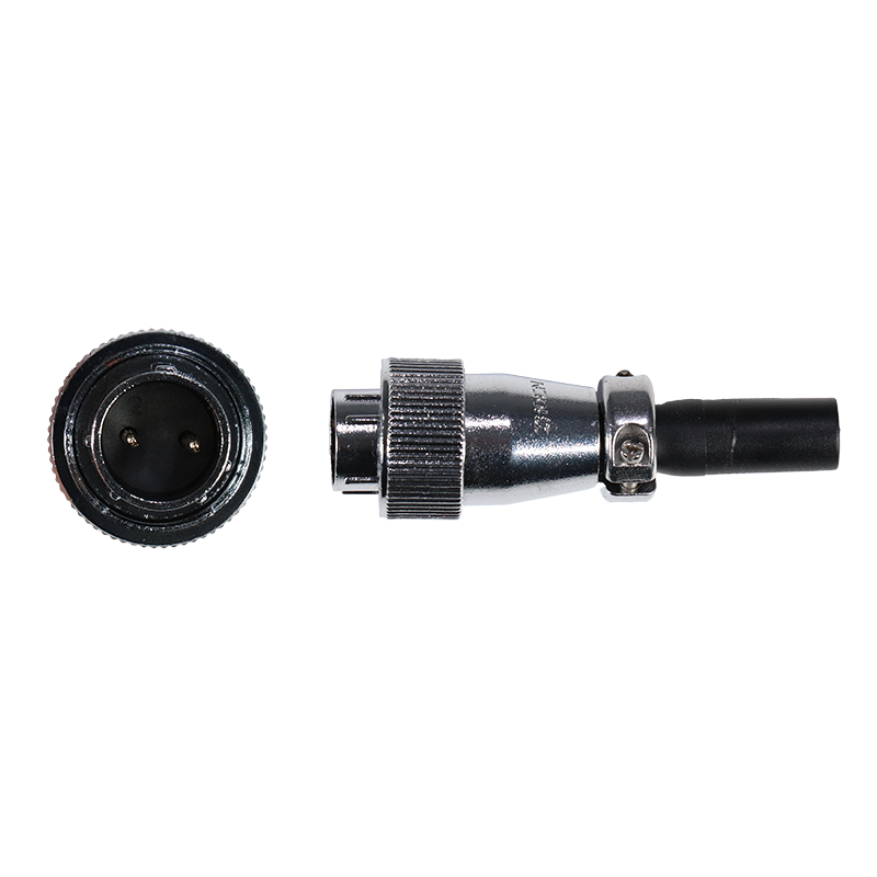 2 PIN WEIPU CHROME PLUG