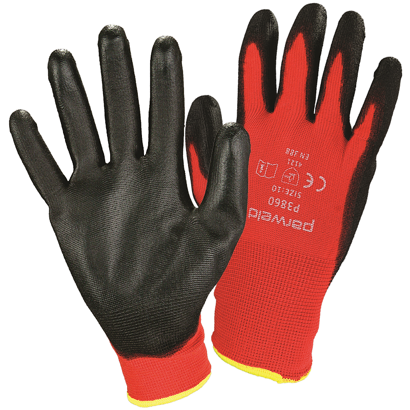 P U GRIPPER GLOVE SIZE 7