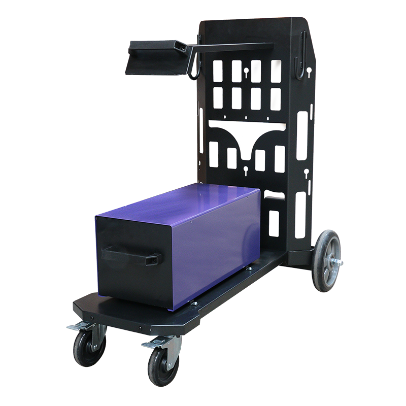 2 BOTTLE INVERTER TROLLEY C/W DRAWER